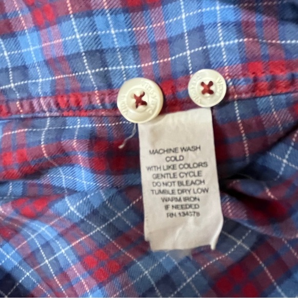 VINEYARD VINES Mens Whale Shirt Button Down Blue Plaid 100% Cotton Size Small - Picture 5 of 8